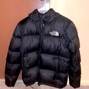 North face bubble coat large well taken care of non smoking household